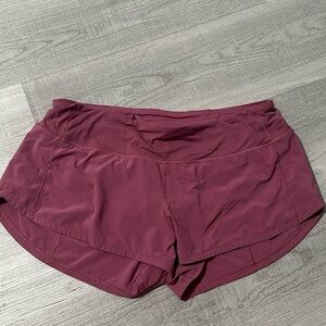 lululemon pink speed up 2.5”